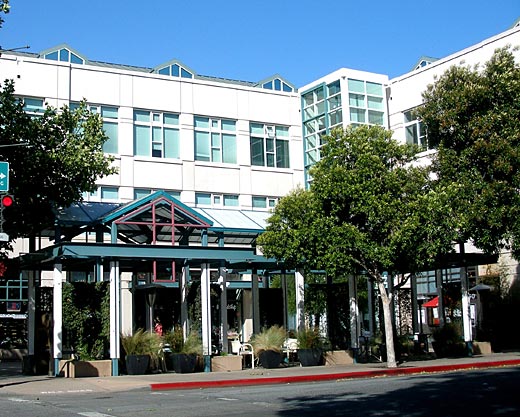 Facebook's former headquarters in downtown Palo Alto, California.