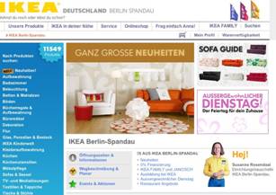 The US and German IKEA sites convey a consistent global appearance picture 01