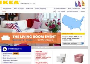 The US and German IKEA sites convey a consistent global appearance picture 02