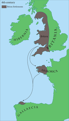 The Brythonic community around the 6th century