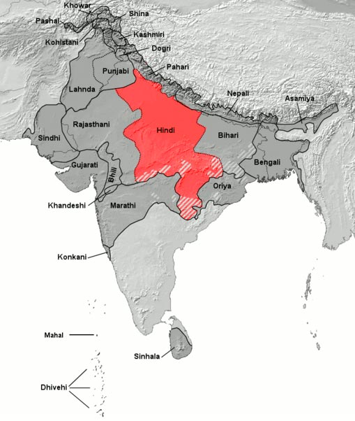 indic central zone
