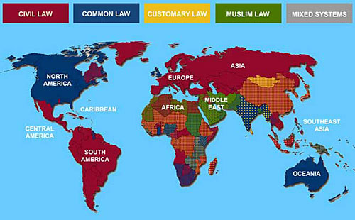 Global Distribution of Legal Systems picture