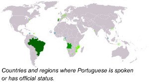 Portuguese  language regions image