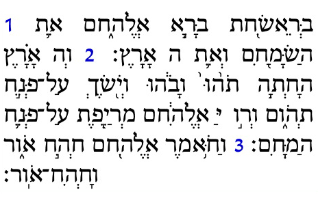 Hebrew text in competitor