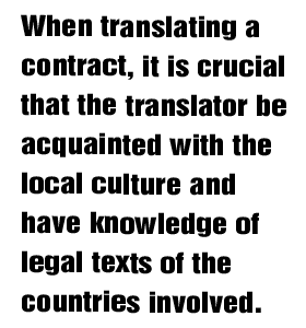 Translating Law Texts is Translating Culture