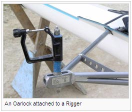 An Oarlock attached to a Rigger