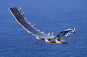 Helios UAV in solar powered flight