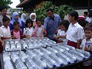 A SODIS application in Indonesia demonstrates the simplicity of this approach to water disinfection