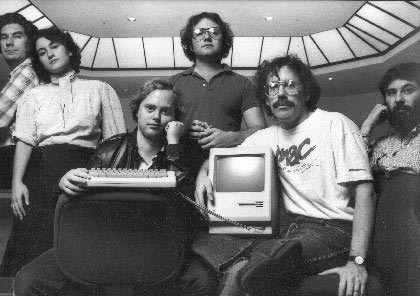 Part of the original Macintosh design team, as seen on the cover of Revolution in the Valley