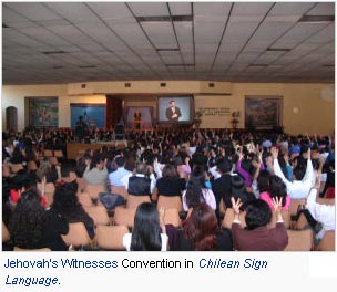 Jehovah's Witnesses Convention in Chilean Sign Language