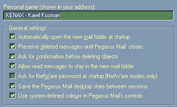 Pegasus Mail setup