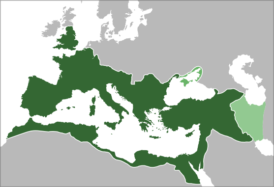 Greatest extent of the Roman Empire