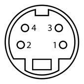 Connector Pinout (looking at the socket)