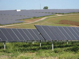 Solar power plant near Serpa, Portugal