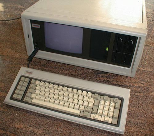 A Compaq luggable PC