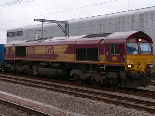 The roof-shape on Class 66 diesel locos resembles that of a garden Shed